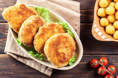 Drobiowe bitki z czosnkiem