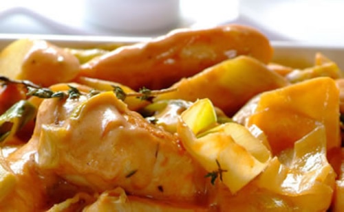 Przepis na Gulasz z kurczaka Gulasz z kurczaka