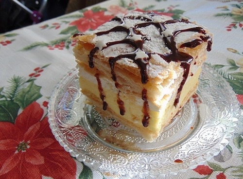 Przepis na Kremówka na cieście francuskim! Kremówka na cieście francuskim!