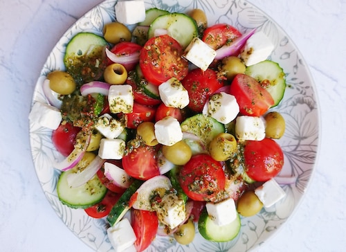 Przepis na Sałatka grecka Sałatka grecka