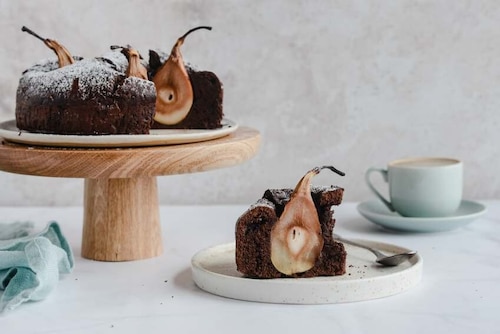 Przepis na Ciasto czekoladowe z gruszką Ciasto czekoladowe z gruszką