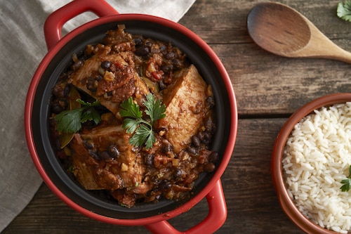 Przepis na Czerwona fasola duszona z żebrami po kreolsku Czerwona fasola duszona z żebrami po kreolsku