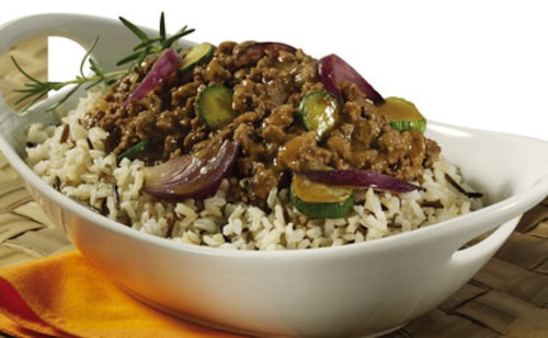 Mięso mielone z cukinią i rozmarynem