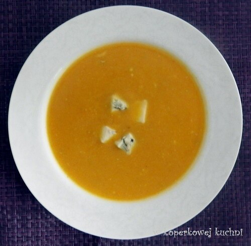 Dyniowy krem z gorgonzolą