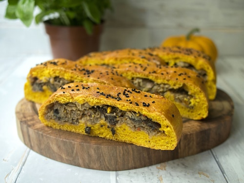 Przepis na Kulebiak z dynią Kulebiak z dynią