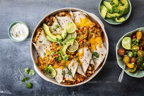 Enchilada – tortilla z chili, tofu i soczewicą