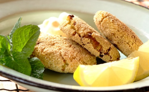 Falafel – kotleciki z kozim serem i kolendrą