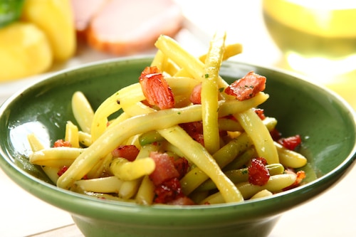 Przepis na Fasolka szparagowa z boczkiem  Fasolka szparagowa z boczkiem