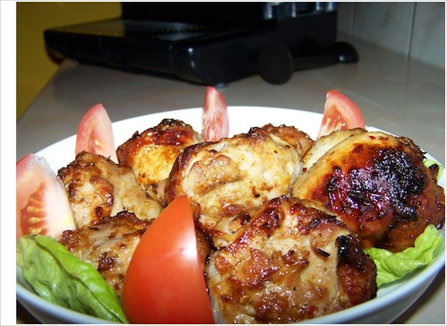 Faszerowane pałki z kurczaka na grillu