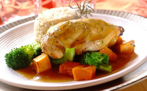 Faszerowane piersi kurczaka