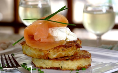 Przepis na Faszerowane ziemniaki z łososiem  Faszerowane ziemniaki z łososiem