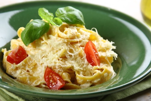 Przepis na Fettuccine Alfredo Fettuccine Alfredo