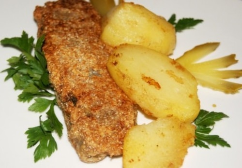 Przepis na Filety z antara w panierce z mąki żytniej Filety z antara w panierce z mąki żytniej