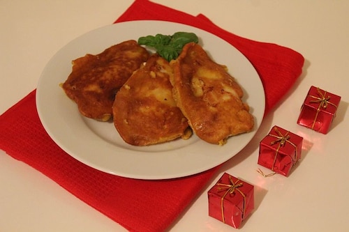 Filety z dorsza w cieście naleśnikowym