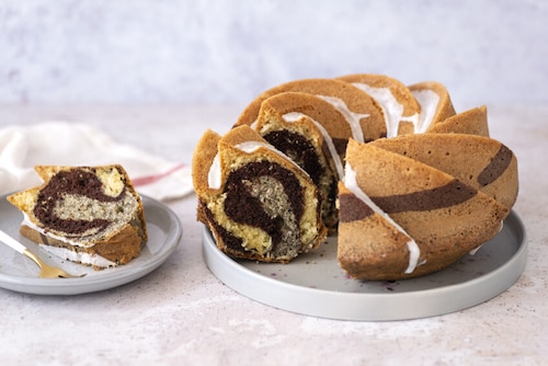 Przepis na Babka trójkolorowa Babka trójkolorowa