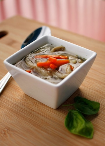 Flaczki z boczniaków