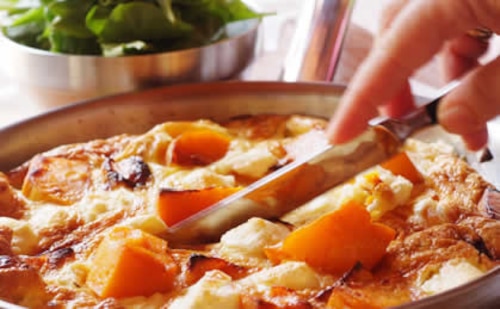 Przepis na Frittata z dynią i serem feta Frittata z dynią i serem feta