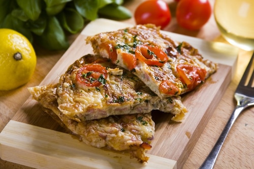 Przepis na Frittata z szynką Frittata z szynką