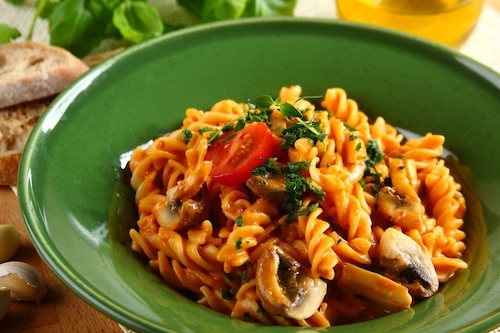 Przepis na Fusilli di Funghi z grzybami Fusilli di Funghi z grzybami