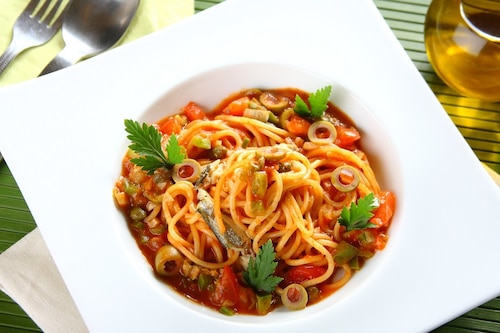 Przepis na Spaghetti po sycylijsku Spaghetti po sycylijsku