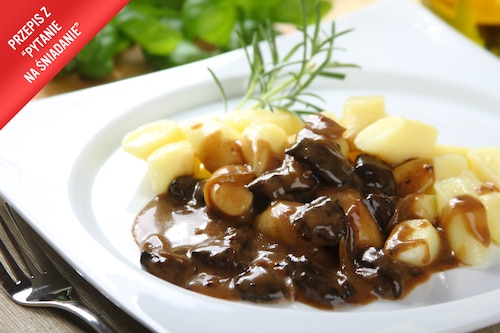Przepis na Gnocchi à la kopytka z sosem grzybowym Gnocchi à la kopytka z sosem grzybowym