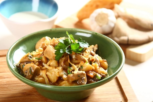 Przepis na Gnocchi w sosie grzybowym  Gnocchi w sosie grzybowym