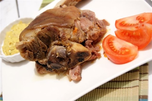 Golonko w piwie z szybkowara