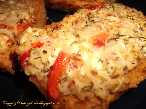 Grillowana ciabatta z pstrągiem