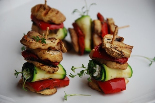 Grillowane koreczki warzywne