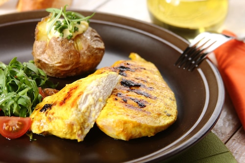 Grillowany kurczak w curry 