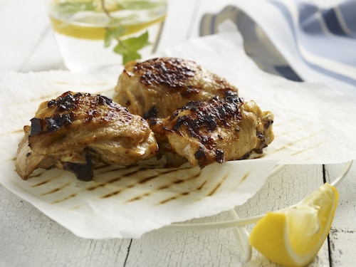 Grillowany kurczak w marynacie jogurtowej z cytryną