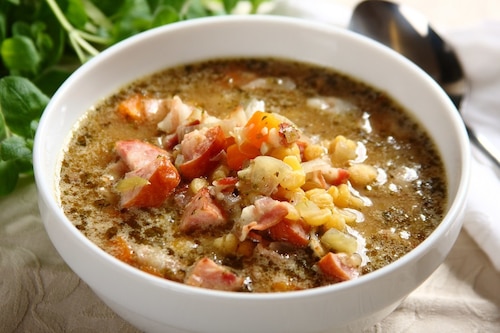 Przepis na Grochówka na wędzonce  Grochówka na wędzonce