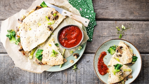 Przepis na Grzybowa Quesadillas Grzybowa Quesadillas