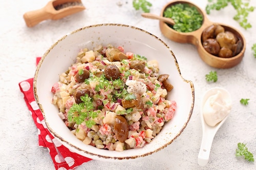 Przepis na Grzybowa sałatka Grzybowa sałatka