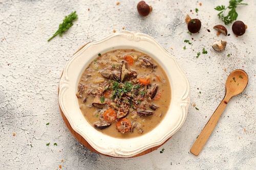 Grzybowo owsiana zupa