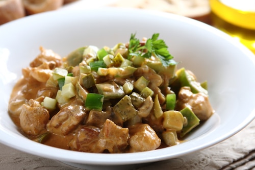 Przepis na Gulasz à la Stroganoff Gulasz à la Stroganoff