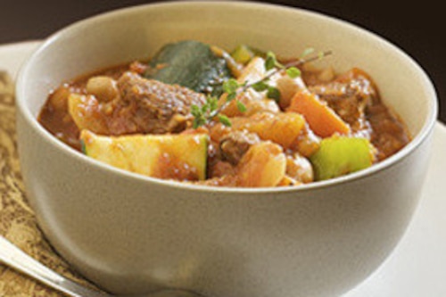 Gulasz jagnięcy z cukinią