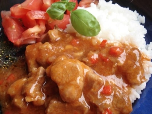 Gulasz z karkówki z papryką