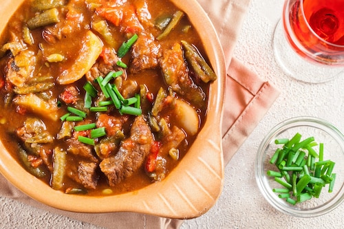 Gulasz z fasolką szparagową