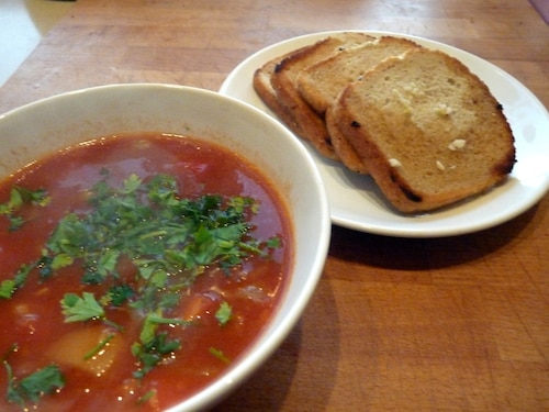 Przepis na Hiszpańska zupa pomidorowa Hiszpańska zupa pomidorowa