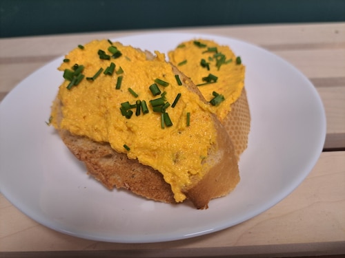 Pasta z pieczonej marchewki i fety