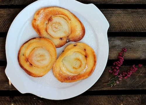 Przepis na Imbirowe racuchy gruszkowe Imbirowe racuchy gruszkowe