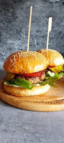 Przepis na Domowy burger wołowy Domowy burger wołowy