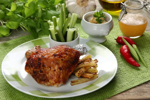 Udka kurczaka miodowo-musztardowe