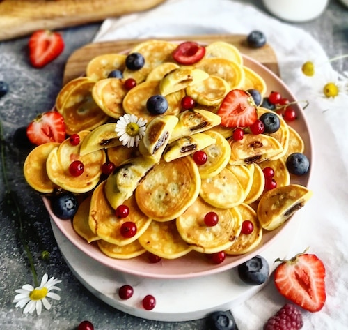 Mini placuszki z nutellą