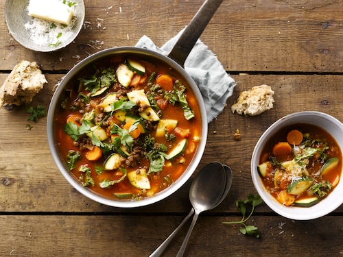 Włoska zupa z soczewicy