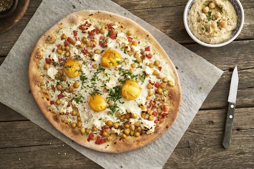 Izraelska „pizza” na śniadanie - VIDEO