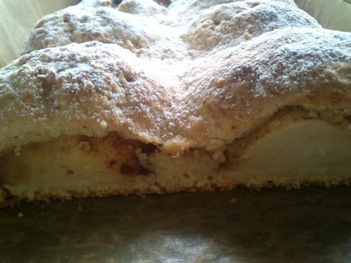 Szarlotka z połówkami jabłek