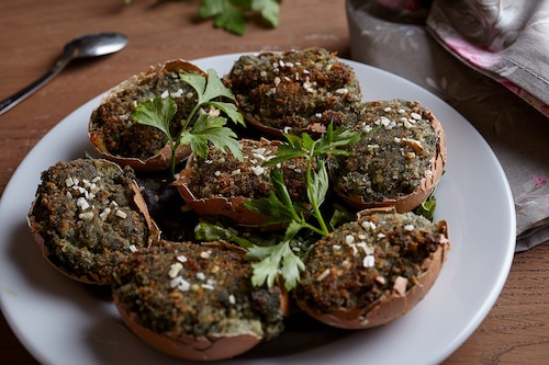 Jajka faszerowane z pieczarkami w skorupkach - VIDEO