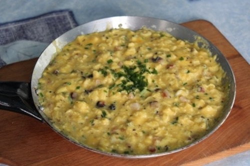 Jajecznica z boczkiem